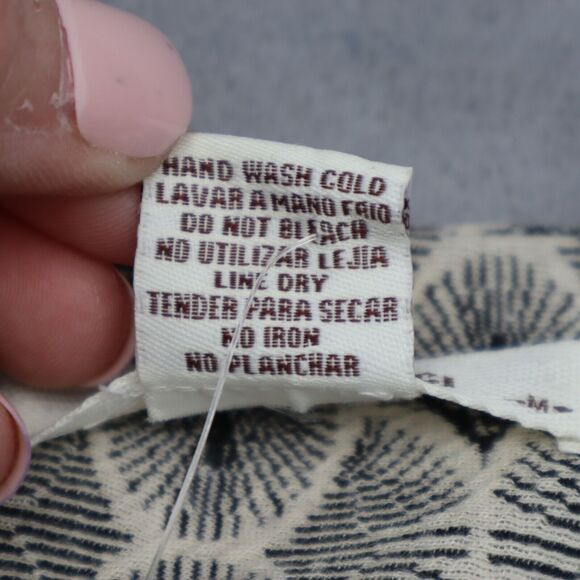 Sans Souci Skirt Womens M Black Flat Front Pockets Back Zip Above Knee A Line - Picture 7 of 16